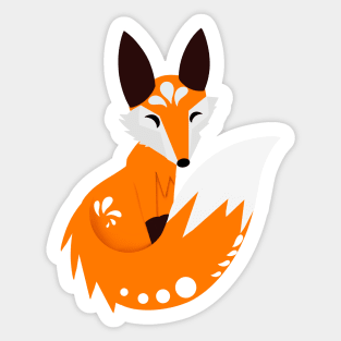 Adorable fox Sticker